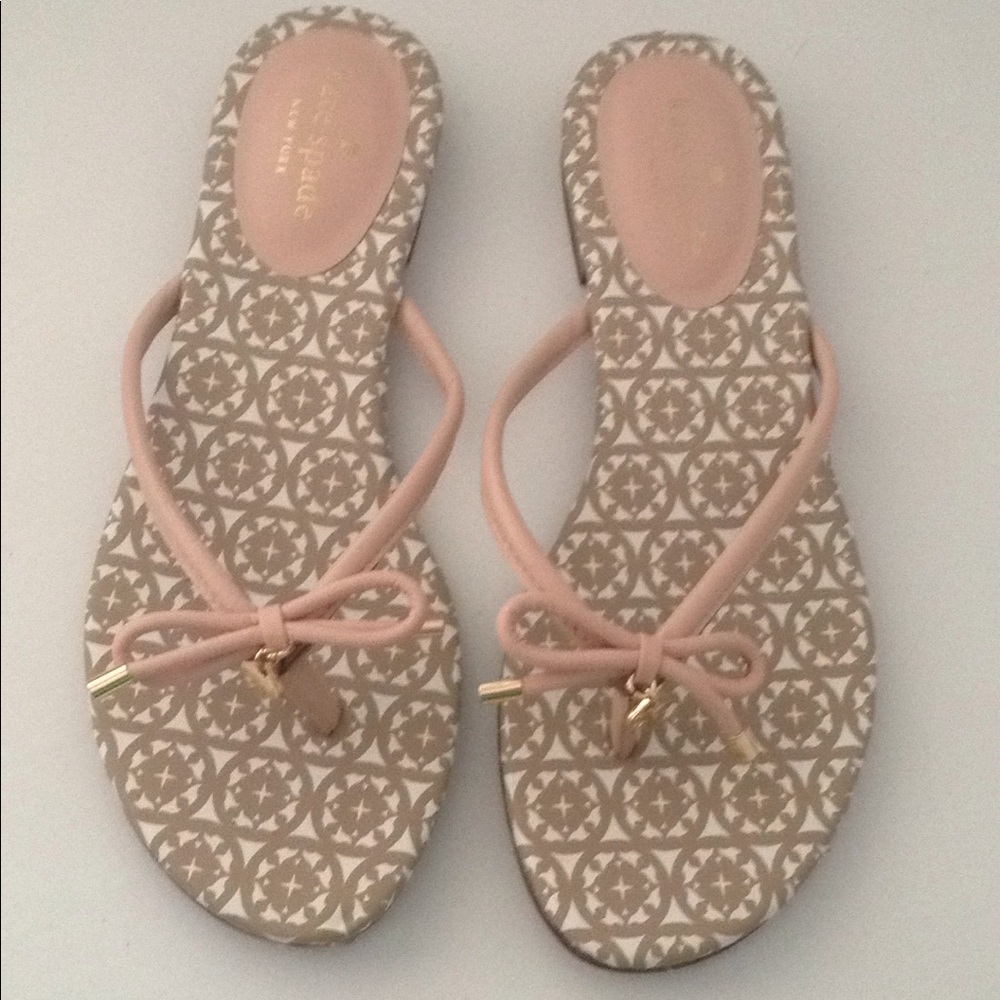 NEW Kate Spade Mystic Pink leather sandals